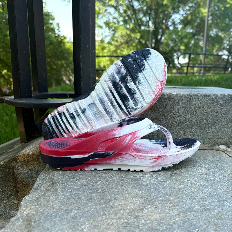 Recovery Flip Flop, USA Marble