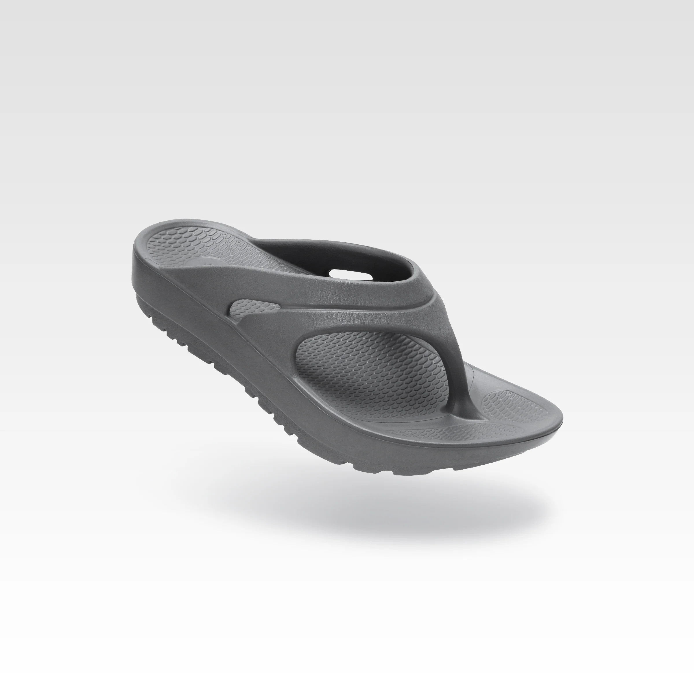 Youth Recovery Flip Flop, Balanced Fog Gray